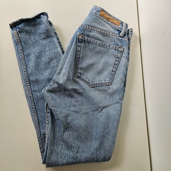 GRLFRND Karolina High-Rise Skinny Jean in Janise Blue Denim Size 24 - Picture 7 of 11